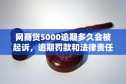网商贷5000逾期多久会被起诉，逾期罚款和法律责任解析