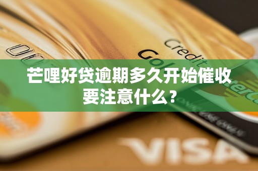 芒哩好贷逾期多久开始催收要注意什么？