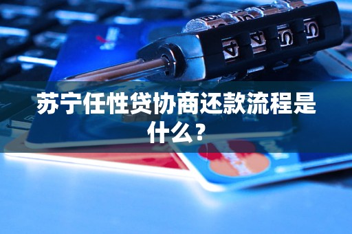 苏宁任性贷协商还款流程是什么？
