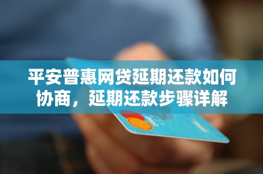 平安普惠网贷延期还款如何协商，延期还款步骤详解