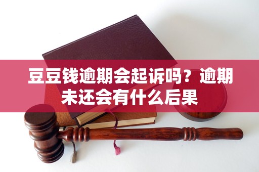豆豆钱逾期会起诉吗？逾期未还会有什么后果