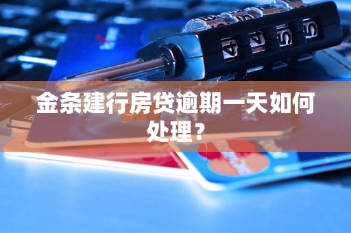金条建行房贷逾期一天如何处理？