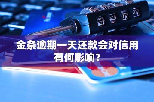 金条逾期一天还款会对信用有何影响？