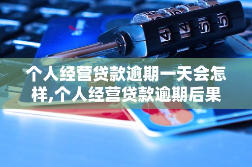 个人经营贷款逾期一天会怎样,个人经营贷款逾期后果及处理方式