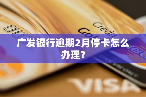 广发银行逾期2月停卡怎么办理？