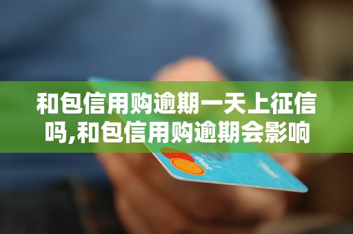 和包信用购逾期一天上征信吗,和包信用购逾期会影响信用记录吗