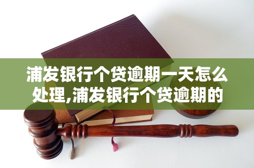 浦发银行个贷逾期一天怎么处理,浦发银行个贷逾期的后果