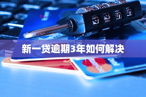 新一贷逾期3年如何解决