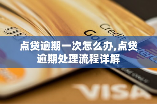 点贷逾期一次怎么办,点贷逾期处理流程详解