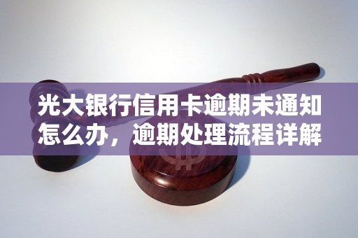 光大银行信用卡逾期未通知怎么办，逾期处理流程详解