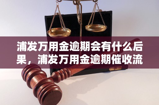 浦发万用金逾期会有什么后果，浦发万用金逾期催收流程解析