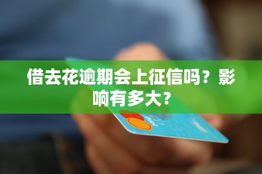 借去花逾期会上征信吗？影响有多大？