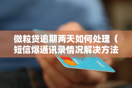 微粒贷逾期两天如何处理（短信爆通讯录情况解决方法）