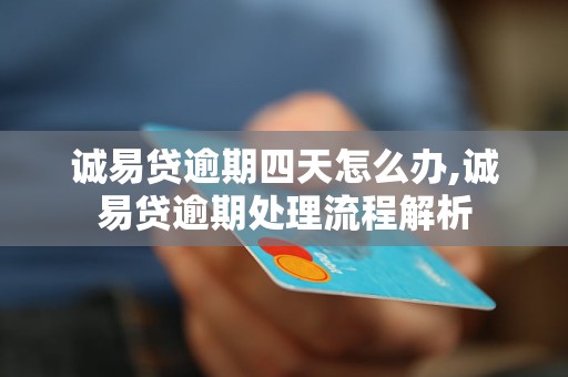 诚易贷逾期四天怎么办,诚易贷逾期处理流程解析