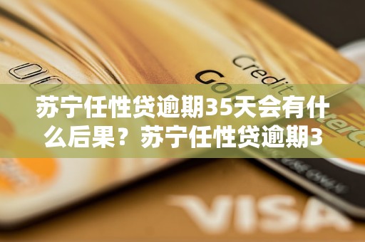苏宁任性贷逾期35天会有什么后果？苏宁任性贷逾期35天如何处理？