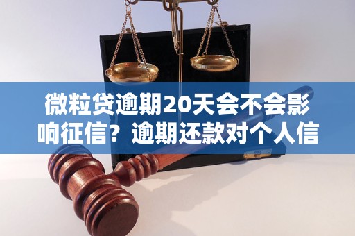 微粒贷逾期20天会不会影响征信？逾期还款对个人信用报告的影响