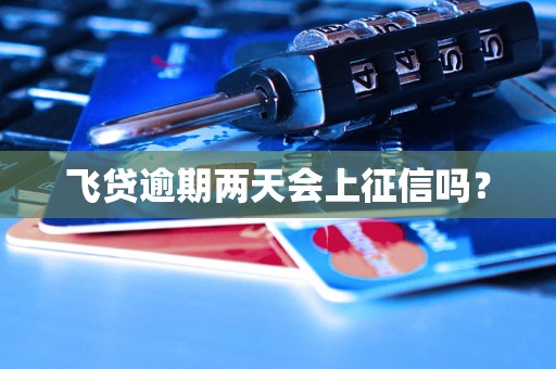 飞贷逾期两天会上征信吗？