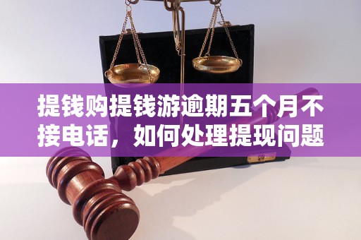 提钱购提钱游逾期五个月不接电话，如何处理提现问题