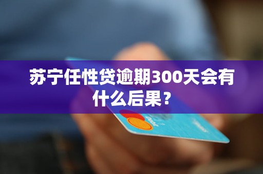 苏宁任性贷逾期300天会有什么后果？