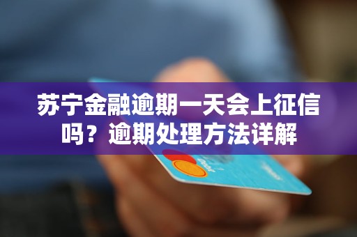 苏宁金融逾期一天会上征信吗？逾期处理方法详解