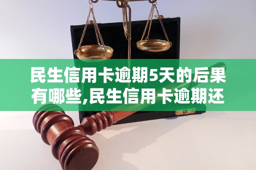 民生信用卡逾期5天的后果有哪些,民生信用卡逾期还款会发生什么