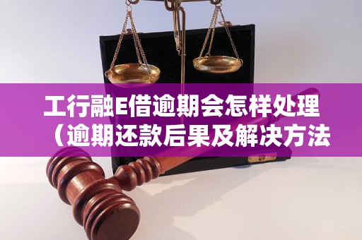 工行融E借逾期会怎样处理（逾期还款后果及解决方法）