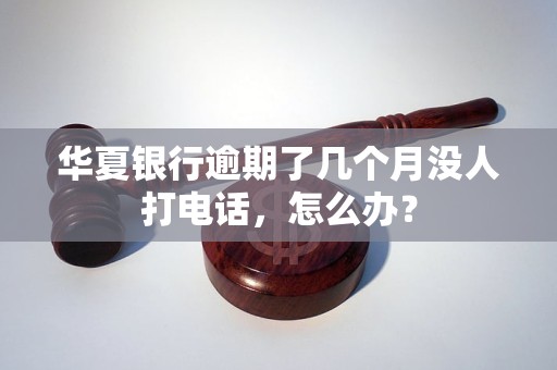 华夏银行逾期了几个月没人打电话，怎么办？