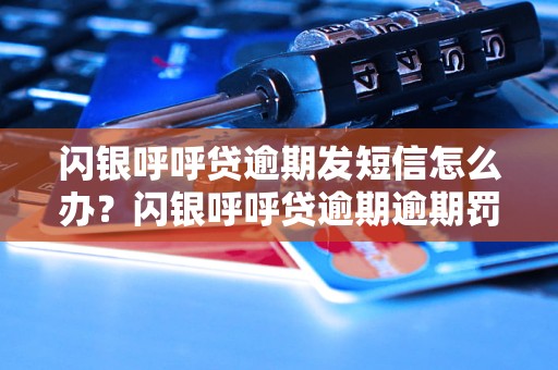 闪银呼呼贷逾期发短信怎么办？闪银呼呼贷逾期逾期罚息收费标准