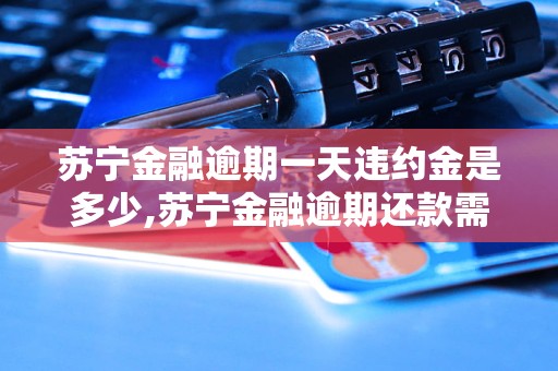 苏宁金融逾期一天违约金是多少,苏宁金融逾期还款需要支付的费用