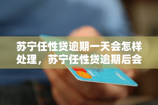 苏宁任性贷逾期一天会怎样处理，苏宁任性贷逾期后会有什么后果