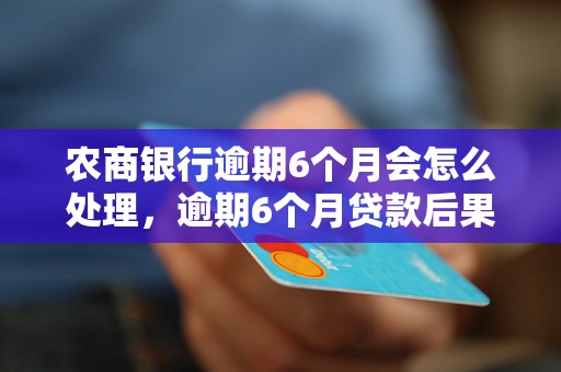 农商银行逾期6个月会怎么处理，逾期6个月贷款后果严重吗