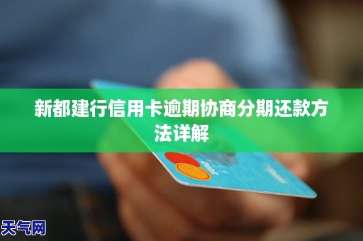 新都建行信用卡逾期協商分期還款詳解