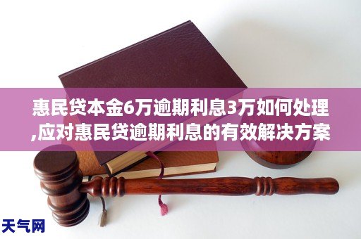 GA黄金甲惠民贷本金6万逾期利息3万如何处理应对惠民贷逾期利息的有效解决方案(图1) GA黄金甲惠民贷本金6万逾期利息3万如何处理应对惠民贷逾期利息的有效解决方案(图1)