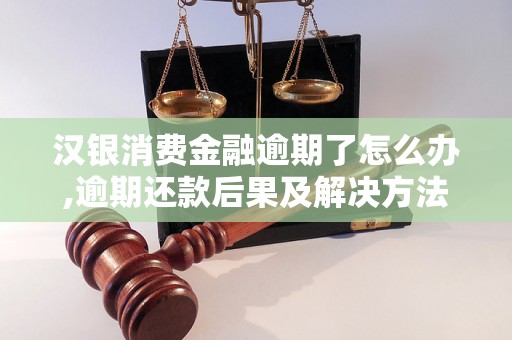 汉银消费金融逾期了怎么办,逾期还款后果及解决方法