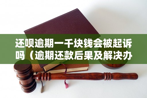 还呗逾期一千块钱会被起诉吗（逾期还款后果及解决办法）