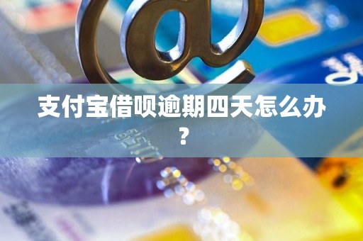 支付宝借呗逾期四天怎么办？