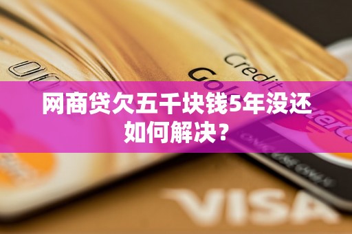 网商贷欠五千块钱5年没还如何解决？