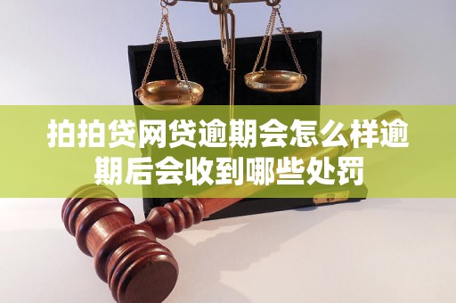 拍拍贷网贷逾期会怎么样逾期后会收到哪些处罚