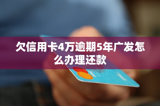 欠信用卡4万逾期5年广发怎么办理还款