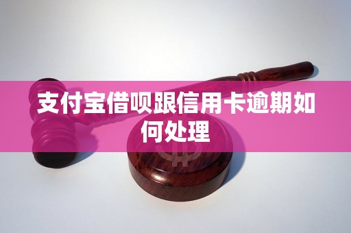 支付宝借呗跟信用卡逾期如何处理