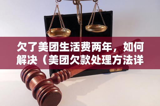 欠了美团生活费两年，如何解决（美团欠款处理方法详解）