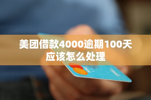 美团借款4000逾期100天应该怎么处理