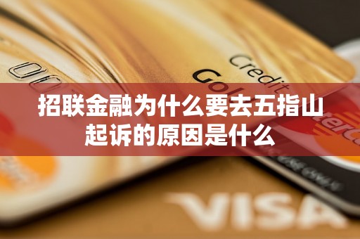 招联金融为什么要去五指山起诉的原因是什么