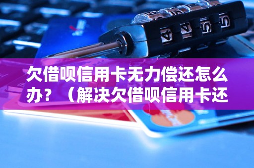 欠借呗信用卡无力偿还怎么办？（解决欠借呗信用卡还款问题的方法）