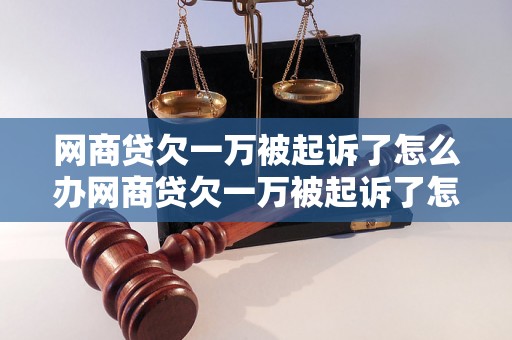 网商贷欠一万被起诉了怎么办网商贷欠一万被起诉了怎么办