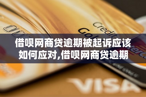 借呗网商贷逾期被起诉应该如何应对,借呗网商贷逾期被起诉后的解决办法