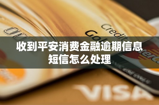 收到平安消费金融逾期信息短信怎么处理