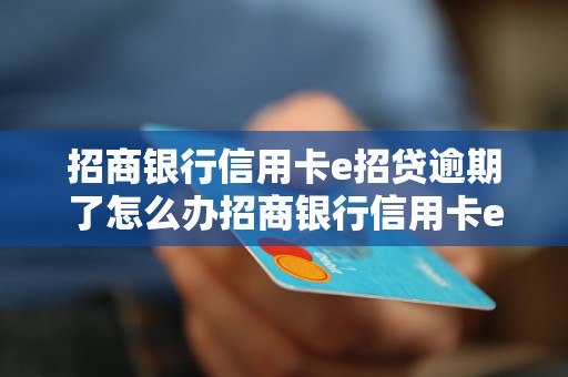 招商银行信用卡e招贷逾期了怎么办招商银行信用卡e招贷逾期了怎么办