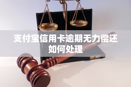 支付宝信用卡逾期无力偿还如何处理