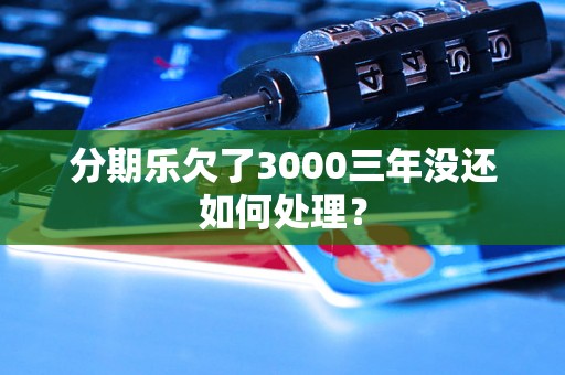 分期乐欠了3000三年没还如何处理？